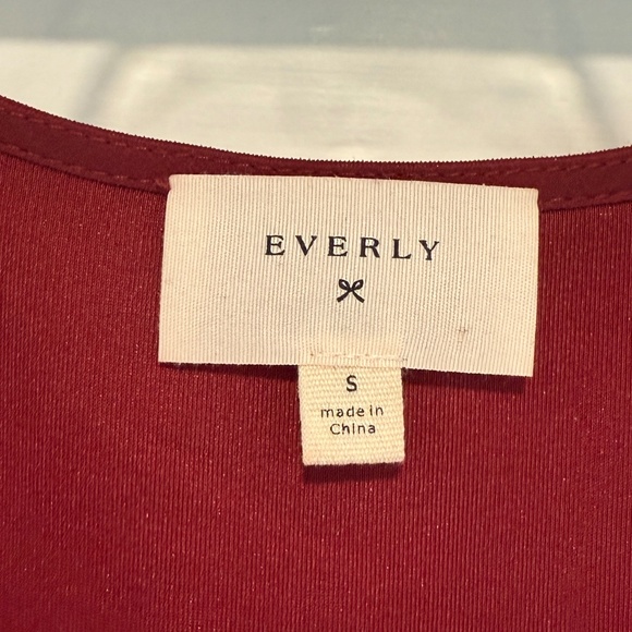 Burgundy Red Dress - Picture 3 of 4